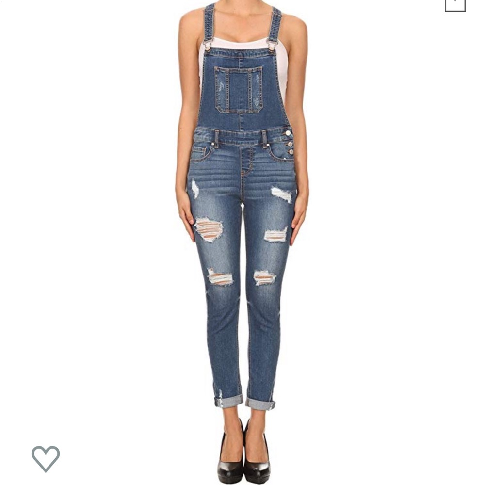 Women's Regular Skinny Slim Fitted Overalls